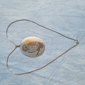 Reed & Barton Damascene Pendant and silver chain